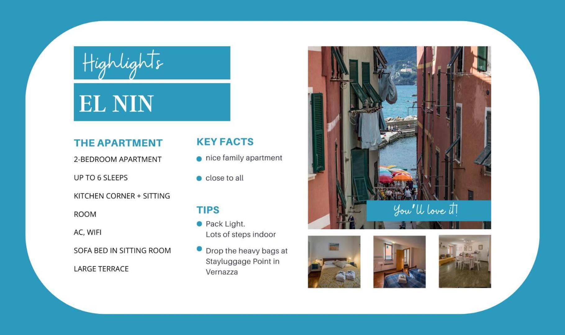 El Nin Apartment With Terrace 韦尔纳扎 外观 照片